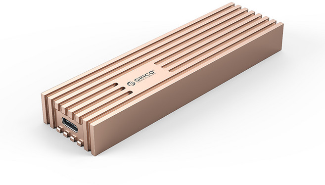 오리코 M.2 SATA C타입 알루미늄 외장하드 케이스 M231C3, 1개, 로즈 골드