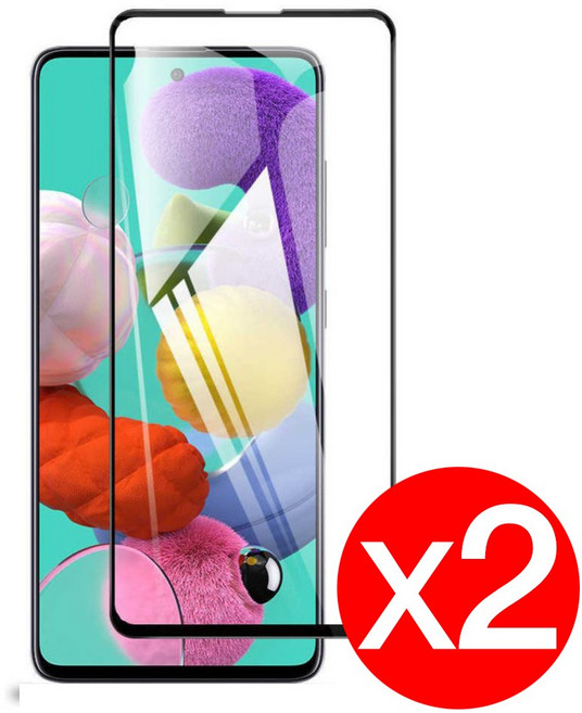 갤럭시 강화유리 풀커버 액정필름 2매, 2개