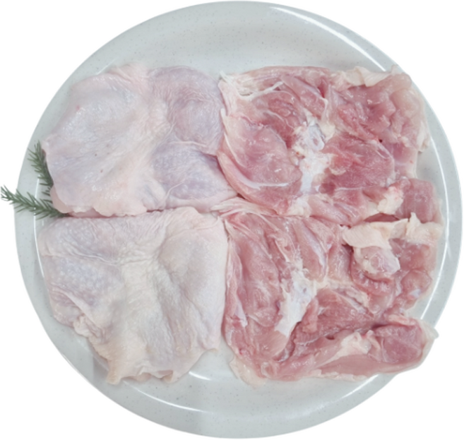 [라르] 뼈없는 순살 닭정육 2kg*6팩닭다리살 대용량, 6개, 2kg