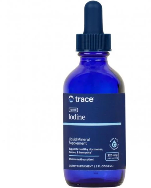 Trace Minerals 미량 미네랄 요오드화 칼륨에서 추출한 이온성 요오드 호르몬 생성 신경계 기능 피부 건강 면역 비 GMO 비건 글루텐 프리 1회 제공량당 2oz 225, Trace Minerals 미량 미네랄 요오드화 칼륨에, 1개 - 쿠팡