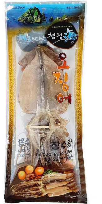 장수왕 동해안 건오징어 10마리 500g내외 국산 마른오징어 중부시장도매, 1개