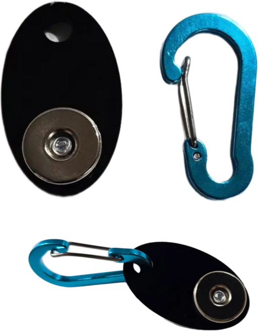 래셔널 오토바이 자석충전거치대 충전패드+조끼고리+추가젠더 셋트, 조끼고리(단일), 1개