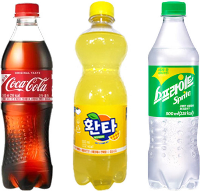 코카콜라 환타 스프라이트 업소용 500ml 8병씩 총 24병 (P3), 1세트