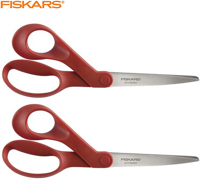 피스카스 클래식 왼손가위 21cm, 레드, 2개