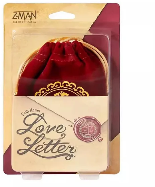 Z-Man 러브레터 카드 게임 | 10세 이상 2~6명의 플레이어 20분 시간 가족 모임 커플 전략 영어, 1개, 01 WHITE