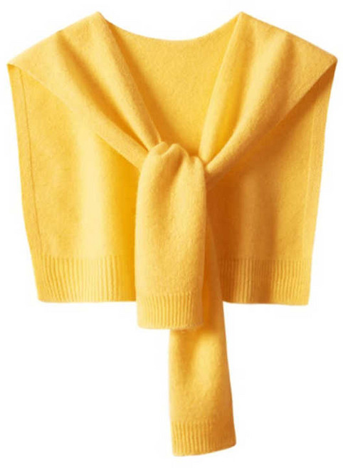 니트 목돌이 어깨숄 니트