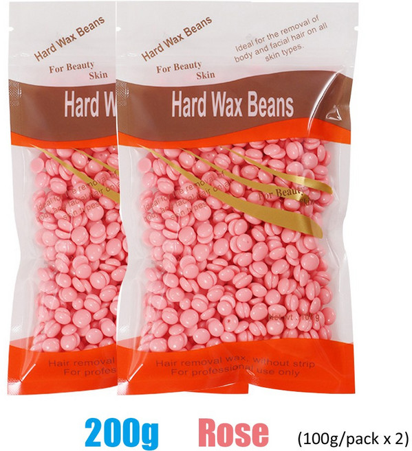 여성용 제모 포트 하드 비즈 바디 제거 필름 500g 200g 400g 1000g, 08 200g-Rose