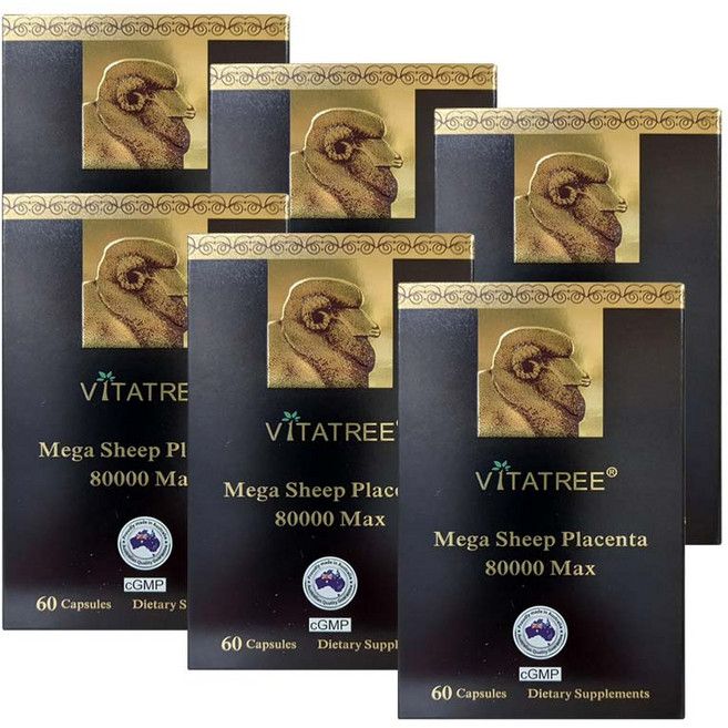 비타트리 메가 양태반 80000mg 맥스 60정 1통~6통, 6개