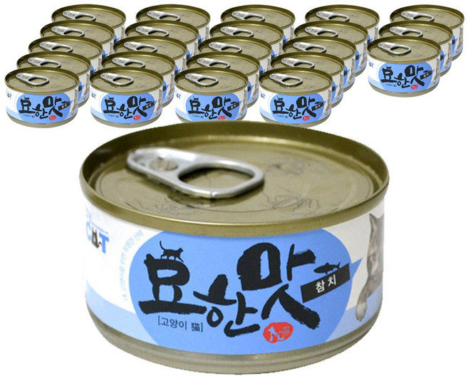 바이캣 고양이 묘한맛 간식, 참치, 80g, 24개