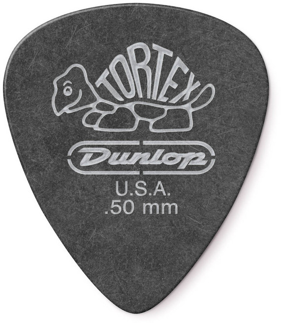 던롭 USA TORTEX 톨텍스 피치블랙 기타피크 488R (1개), 1개