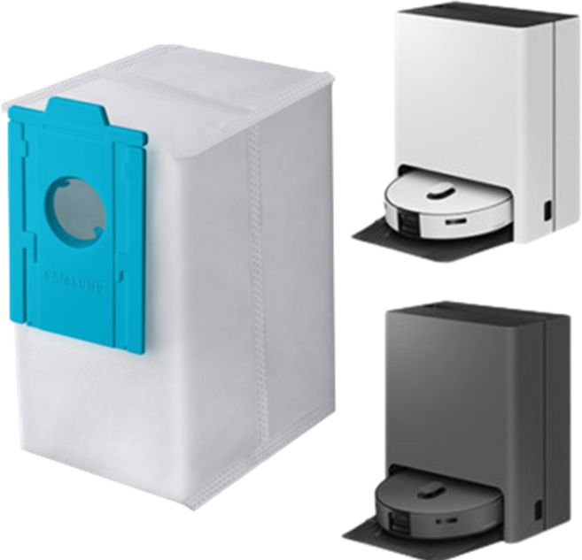 삼성 로봇청소기 비스포크 제트봇 BESPOKE AI 스팀 정품 먼지봉투 VR7MD97716H VR7MD97716G VR7MD96516H VR7MD96516G, 1개