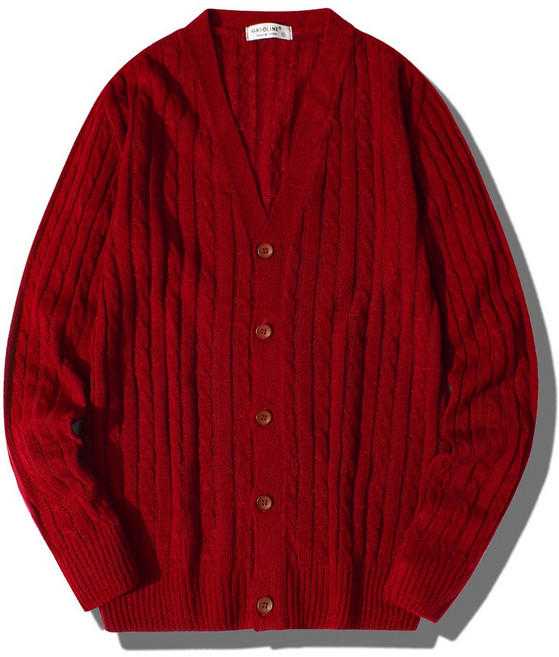 일루소 트위스트 니트 가디건