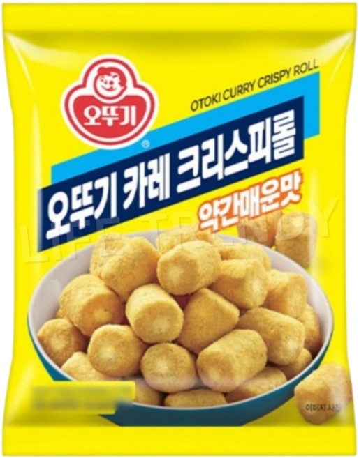 신상과자 오뚜기 카레 크리스피롤, 1개, 55g