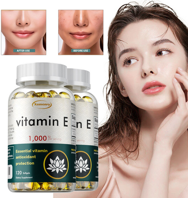Xemenry 維他命E 1000 IU 軟膠囊 120粒, 60組