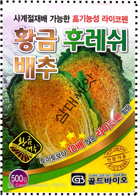 황금배추종자 씨앗 후레쉬배추 괴산 해남 황금쌈배추, 01.황금후레쉬쌈배추, 1개