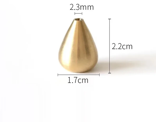 휴대용 다목적 물방울 모양 향 버너 황동 향 거치대 가정 사무실 찻집 선 불교 용품 1PC, 01 A, 1개