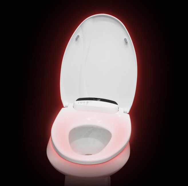 따뜻한 온열변기커버 뚜껑 엉따 온열 시트 무소음 전기 열선 변좌 화장실 엉따, 1개