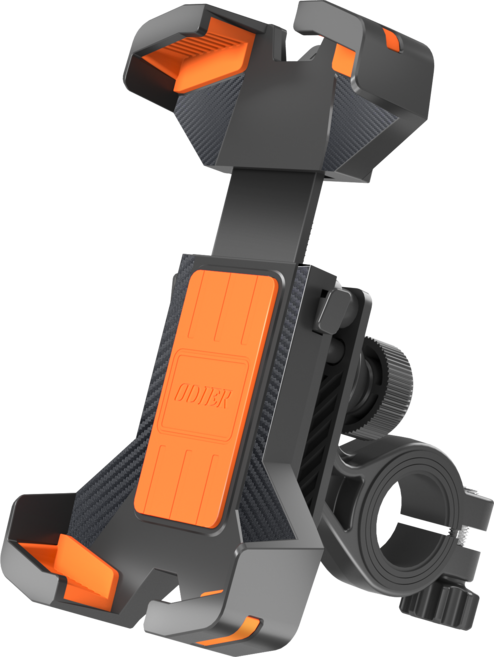 ODIER 전기 자전거 오토바이 킥보드 충격 흡수 핸드폰 거치대, 1개, 오렌지 AU마운트(통합형)