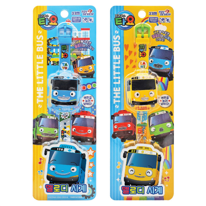 [토이세븐] 타요 멜로디 시계 랜덤 유아손목시계, 1개