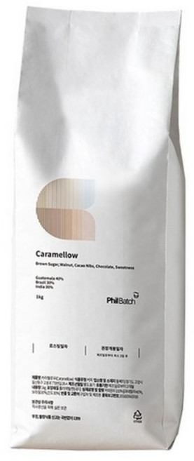 스페셜티 원두커피 1kg 블렌딩 카라멜로우 미분쇄
