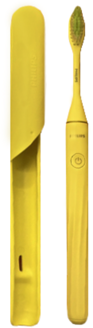 필립스 소닉케어 전동 칫솔 망고 옐로우 HY1100/02, 망고옐로우