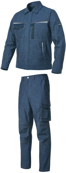 지벤 스판 작업복 세트형태(개별구매) 점퍼 바지 ZB-1805 set, 1개