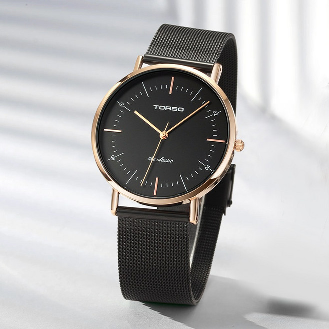 TORSO 토르소 T41MS 더클래식 쿼츠 커플 워치 남여 메탈 시계