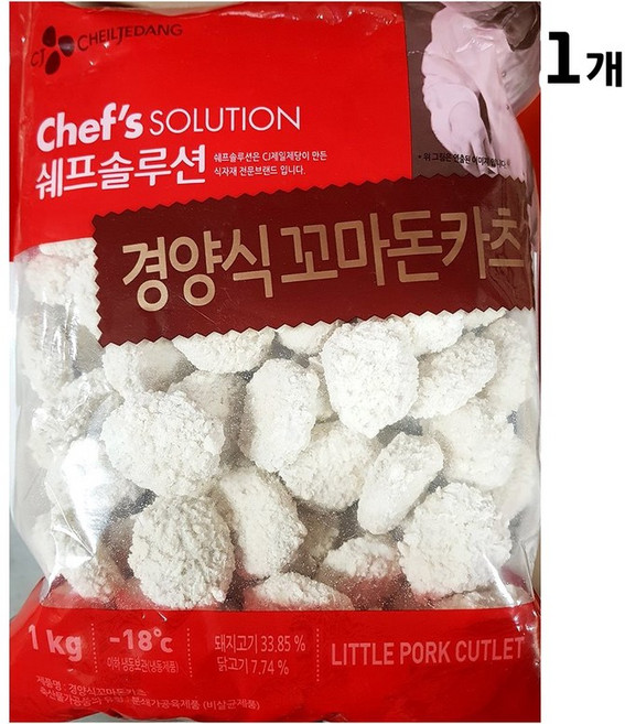 꼬마돈까스 1k 경양식 어린이 한입 미니 돈카츠, 90개, 1kg