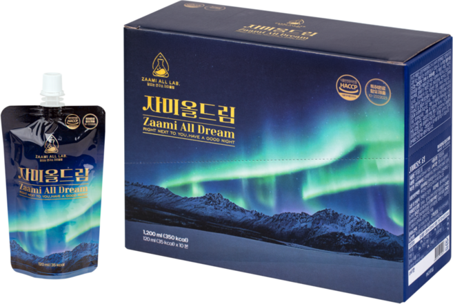 자미올드림 수면루틴 혼합음료 120ml 10개