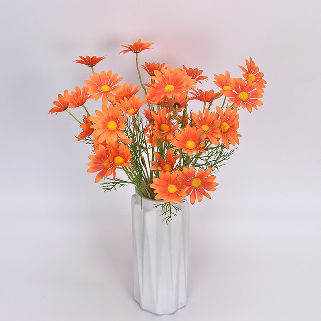 生活大獅 仿真小雛菊花束, 橘色小雛菊 / 一支