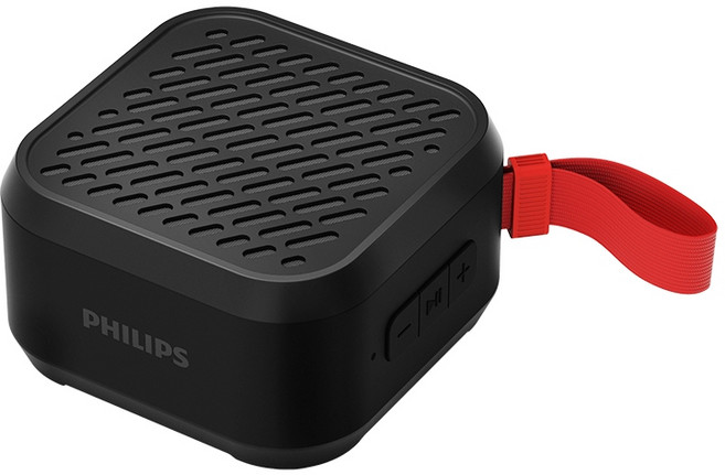 Philips 迷你防水藍牙喇叭 TAS1000B 20小時續航 IPX5防水, 黑