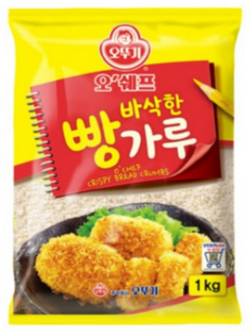 오뚜기 바삭한 빵가루, 1kg, 1개