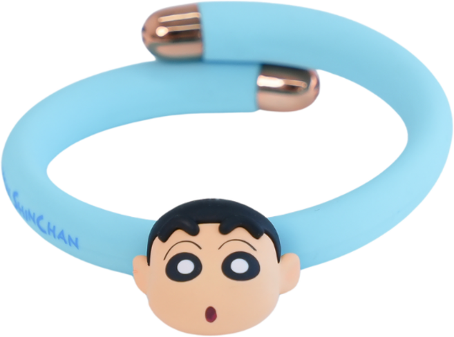 파란색 짱구 캐릭터 방향밴드 해충기피용품, 1개, 10g