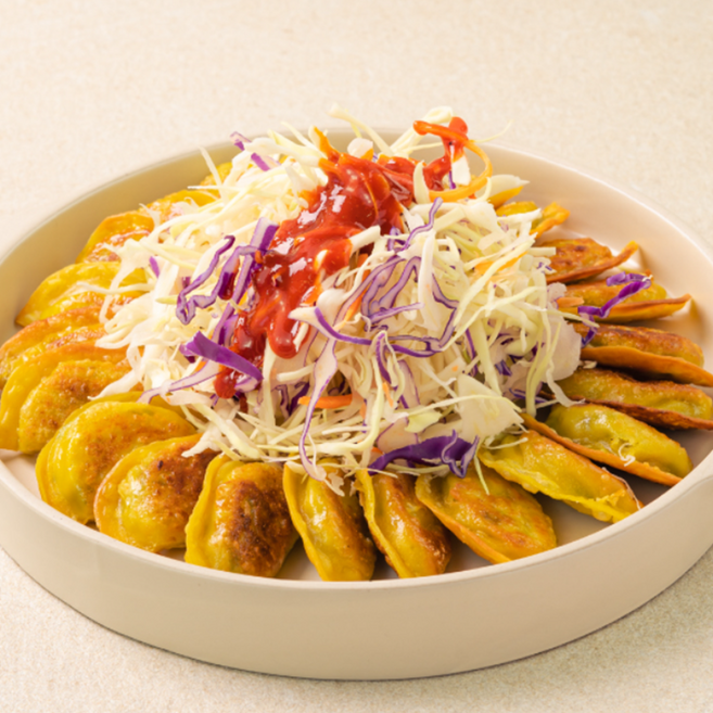 네니아 우리밀 노랑 꼬마 채식만두 비건만두 다이어트, 1개, 1kg