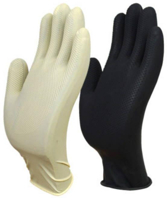 동광상사 깔깔이 라텍스 미용장갑 대, M/아이보리, 30개