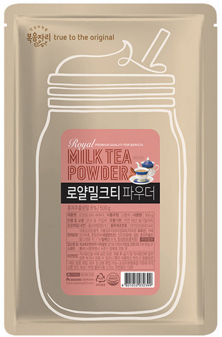 복음자리 로얄 밀크티 파우더, 500g, 1개입, 8개