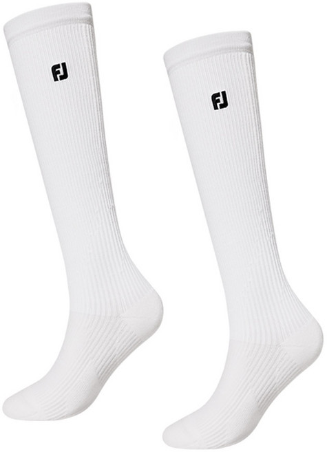 풋조이 2025 프로드라이 여성용 니삭스 ProDry 골프양말 아쿠쉬네트코리아 정품, 2개, 화이트