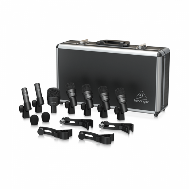 베링거 BC1200 / BC 1200 / 드럼 마이크 풀 세트 /스튜디오 라이브용 패키지 / 총7개 / 드럼 마이크 팩 / 드럼마이크 세트 / 악기용 마이크 / 악기 수음용/ 정품, BEHRINGER BC1200