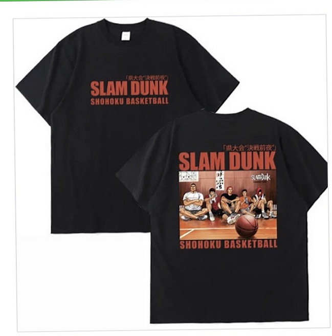 슬램덩크 100% 순면 프린팅 티셔츠 굿즈 강백호 서태웅 채치수 정대만 송태섭 더퍼스트
