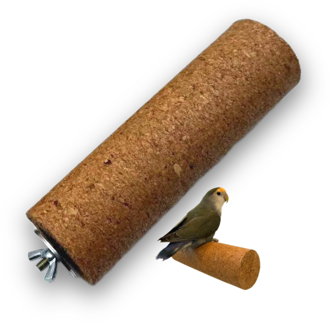 LETOJ 앵무새 코르크 횃대 S, 1개, 브라운