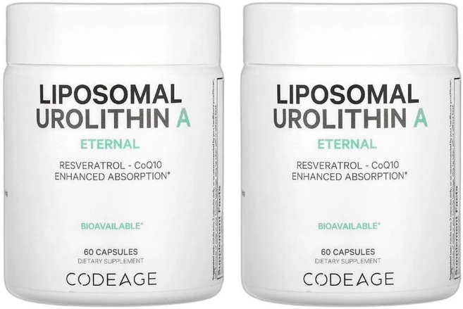 Codeage 리포소말 우롤리틴 A 이터널 캡슐 60정 2개 - 쿠팡