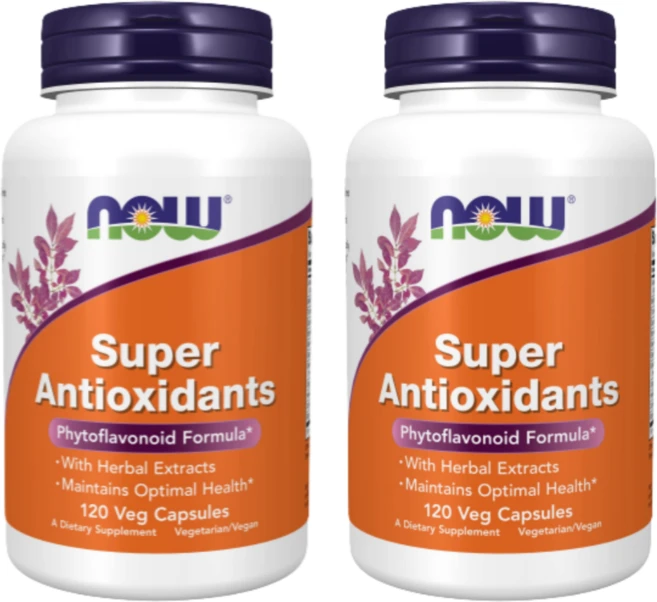 미국 나우푸드 Super Antioxidant 슈퍼 항산화제 120 베지캡슐 2SET - 쿠팡