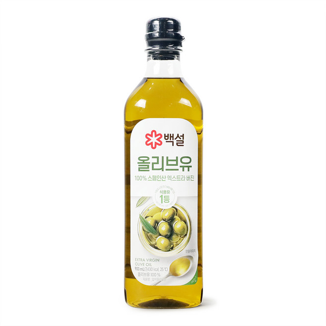 씨제이 백설올리브유 900ML, 1개