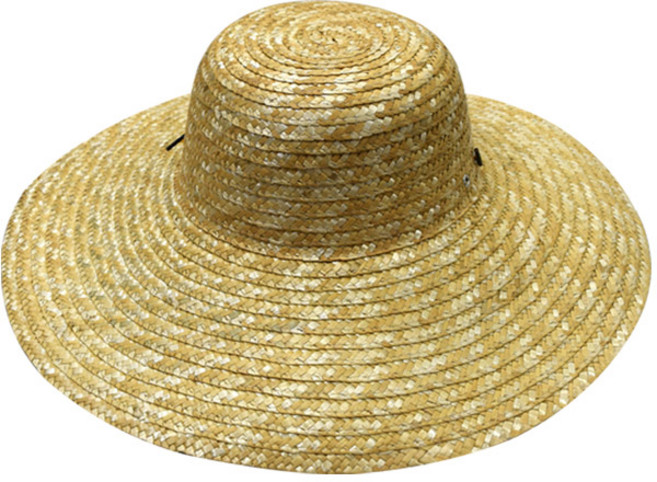 이츠굿텐 남녀공용 햇빛 차단 밀짚모자