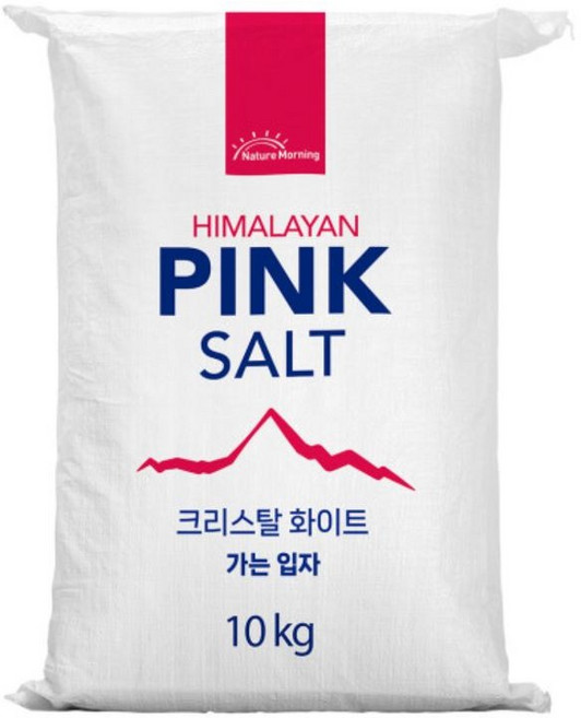 네이처모닝 히말라야 핑크솔트 가는입자, 1개, 10kg