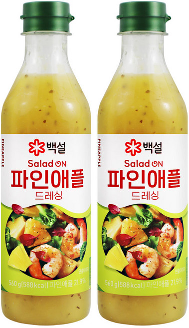 백설 파인애플 샐러드소스, 2개, 560ml