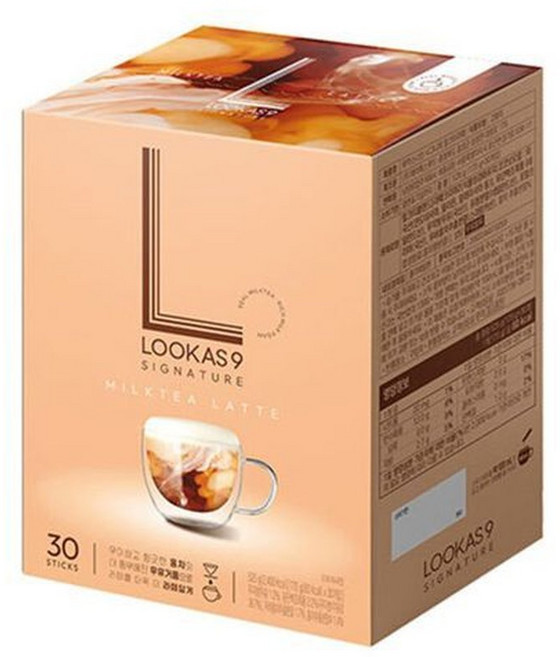 남양유업 루카스나인 시그니처 밀크티 라떼17.5g 30개입 1개, 17.5g