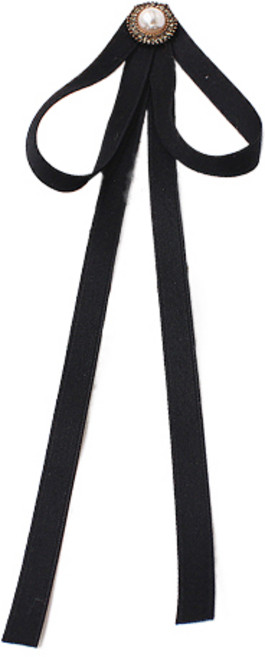 여성용 넥타이 리본진주 브로치 스쿨 교복나비넥타이 옷핀 women's bow tie