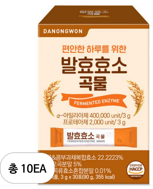다농원 발효효소 곡물 30p, 10개, 90g