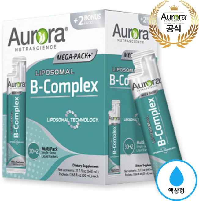 오로라 리포좀 비타민B콤플렉스 고함량 액상 활력비타민, 1개, 32회분 - 쿠팡
